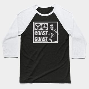 Coast to Coast - Art Bell Fan Art Baseball T-Shirt